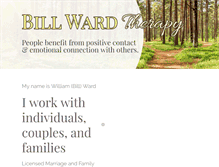 Tablet Screenshot of billwardtherapy.com